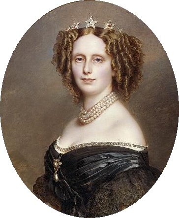 Sophia Frederia van Württemberg door Franz Xaver Winterhalter